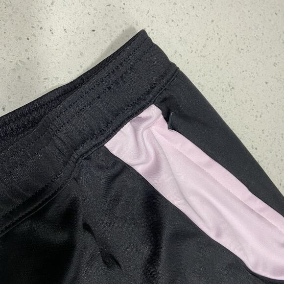 Adidas Women’s Small & Tall Tiro 24 Soccer Track Pants, Black w Pink Stripes - Picture 5 of 9